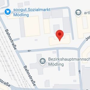 Zusehen ist ein Auszug aus Google Maps mit der Firmenadresse